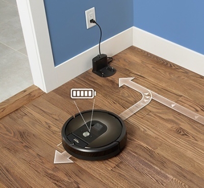Roomba 980 saugt nach Aufladung weiter